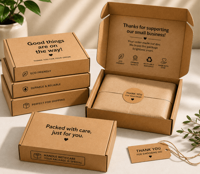 kraft packaging boxes