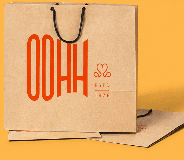 printed kraft paper bags
